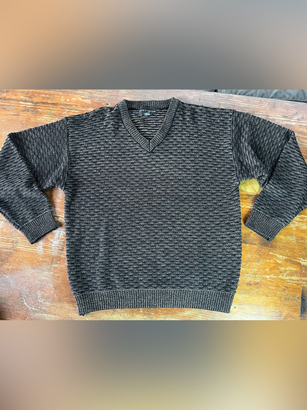 Vintage Croft & Barrow V Neck Sweater